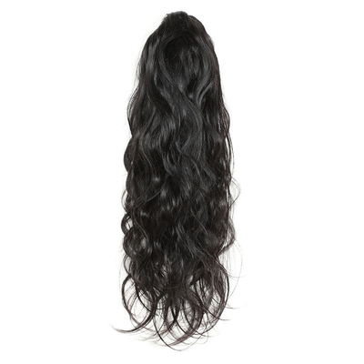 0.2kg Drawstring Human Hair Kinky Straight Ponytail Extensions for Women 2022