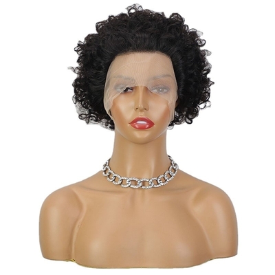 100% Human Hair Pixie Cut Curly Wig Lightweight and Perfect for Any Occasion
