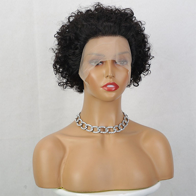 100% Human Hair Pixie Cut Curly Wig Lightweight and Perfect for Any Occasion