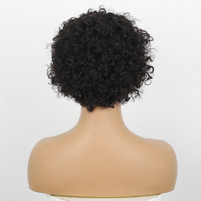 100% Human Hair Pixie Cut Curly Wig Lightweight and Perfect for Any Occasion