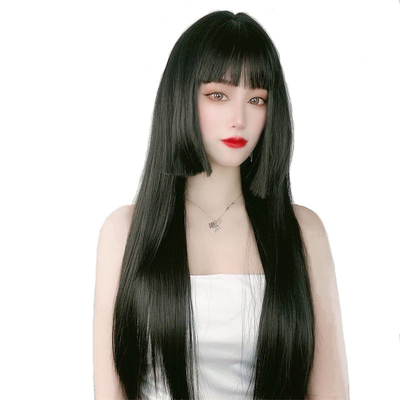 Technique 2022 Japanese Princess Cut Heat Resistant Synthetic Hair Wigs with Bangs