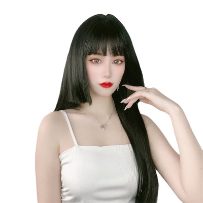 Technique 2022 Japanese Princess Cut Heat Resistant Synthetic Hair Wigs with Bangs