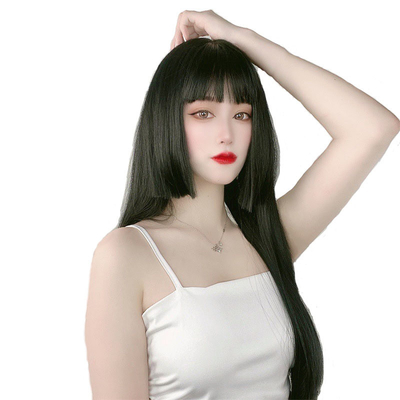 Technique 2022 Japanese Princess Cut Heat Resistant Synthetic Hair Wigs with Bangs