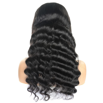 ALL COLORS Natural Loose Deep Wave Swiss Lace Frontal Brazilian Human Hair Wigs for Black Women