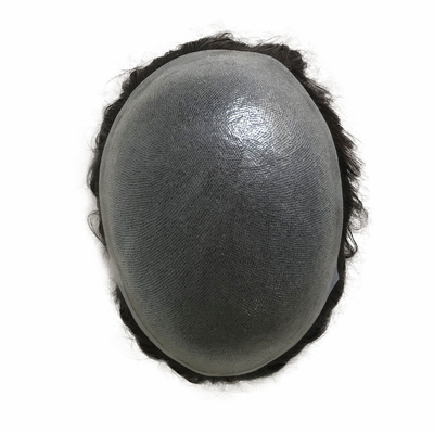 Men Hair Pieces Indian Remy Human Hair Toupee with 100% Virgin Cuticle Aligned Hair