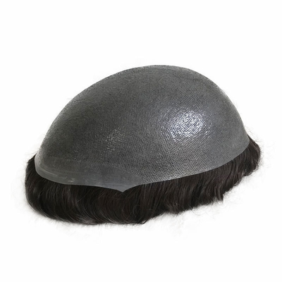 Men Hair Pieces Indian Remy Human Hair Toupee with 100% Virgin Cuticle Aligned Hair