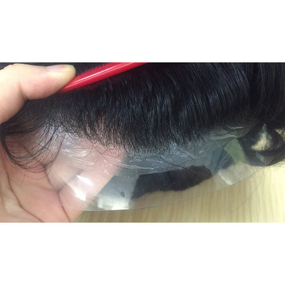 Men Hair Pieces Indian Remy Human Hair Toupee with 100% Virgin Cuticle Aligned Hair
