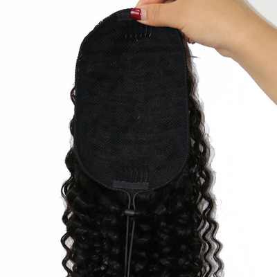 Customized Body Wave Wrap Black Hair Piece with Shedding and Tangle Free Advantage