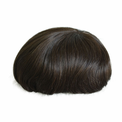 Full Hand Tied Technique Human Hair Topper Swiss Lace Base Invisible Hairline