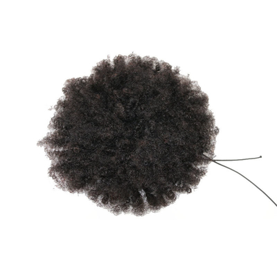 Kinky Curly Brazilian Drawstring Ponytail Hair Extensions with Elastic String Wrap Around