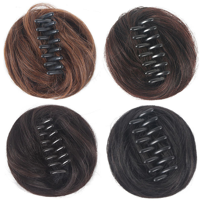 Acceptable OEM/ODM Synthetic Hair Donut Messy Bun For Hair Piece Extensions Chignon