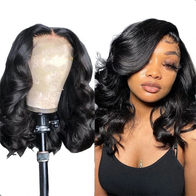 Wig Synthetic Heat Resistant Luxury Synthetic Lace Wig With Frontal Machine Made Wig