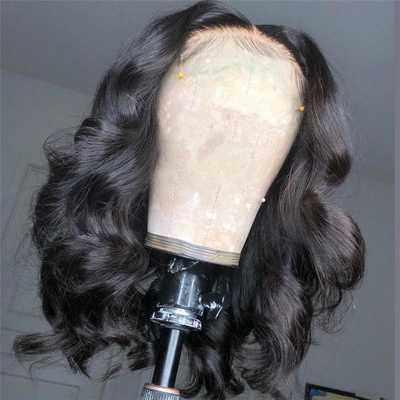 Wig Synthetic Heat Resistant Luxury Synthetic Lace Wig With Frontal Machine Made Wig