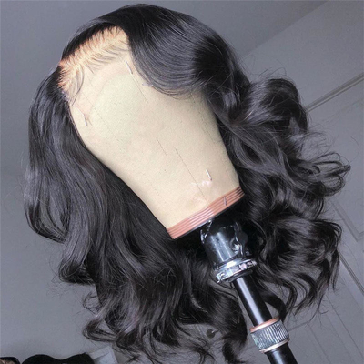 Wig Synthetic Heat Resistant Luxury Synthetic Lace Wig With Frontal Machine Made Wig