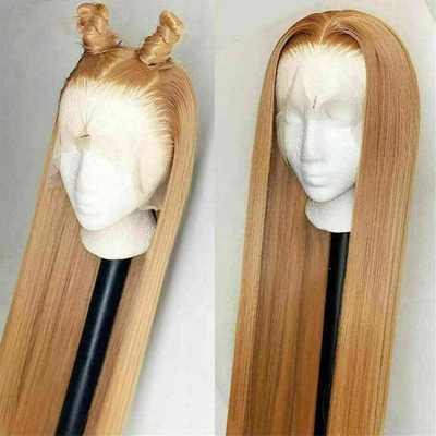 250g-450g Custom Logo Straight Lace Front Human Hair Wig with Cap Size Average Size