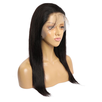 Light Brown 150% 180% Density Bone Straight Brazilian 360 Lace Frontal Remy HD Lace Wig with Baby Hair