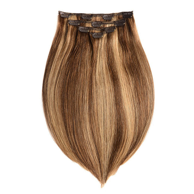 100% Human Hair Extensions Full Cuticle Double Drawn Real Raw Virgin Natural Remy Invisible Seamless Clip