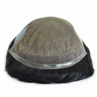 Small/Large/Average Size Toupee for Men Raw Virgin Unprocessed Human Hair Replacement