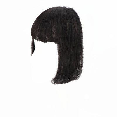 2022 Fashion Essential Full Cuticle Japanese Princess Cut Human Hair Bangs with BB Clips