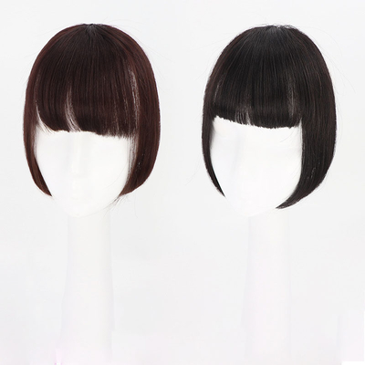 2022 Fashion Essential Full Cuticle Japanese Princess Cut Human Hair Bangs with BB Clips