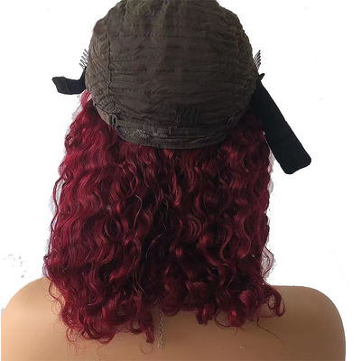 The 13*4 Transparent Brazilian Lace Front Deep Wave Human Hair Wigs with Full Cuticle