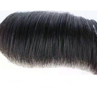 Super PU Skin Hair Topper 100% Human Hair Right Toupee Design with Invisible V Loop Front