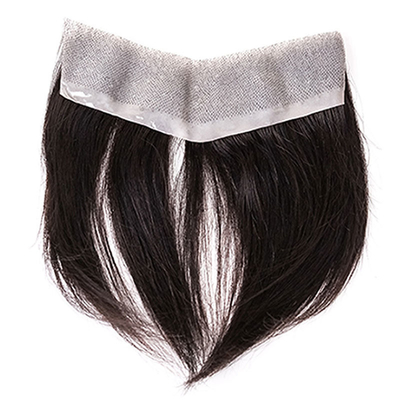 Super PU Skin Hair Topper 100% Human Hair Right Toupee Design with Invisible V Loop Front