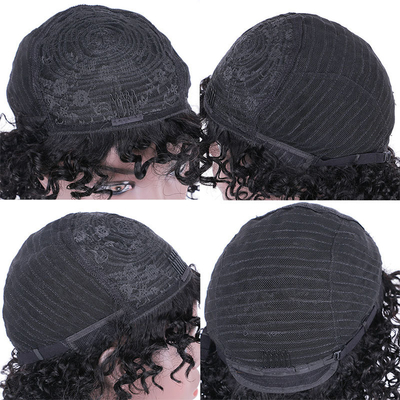 Hot Beauty Short Curly 100% Brazilian Human Hair Pixie Cut Wigs with Average Size