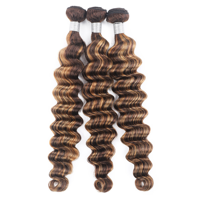 Raw Double Drawn Straight Human Hair Weft Bundles for 2022 P4/27 Hair Extensions