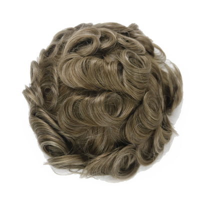 Jewish Custom 150 Density Remy Human Hair Toppers with Injected Skin Base