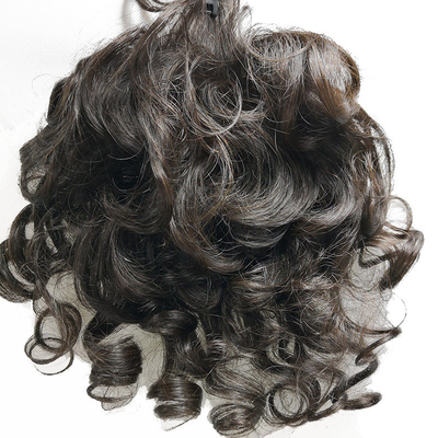 Full Coverage and Curly Style Remy Hair Toppers with Brazilian Natural Human Hair