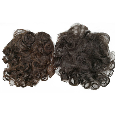 Full Coverage and Curly Style Remy Hair Toppers with Brazilian Natural Human Hair