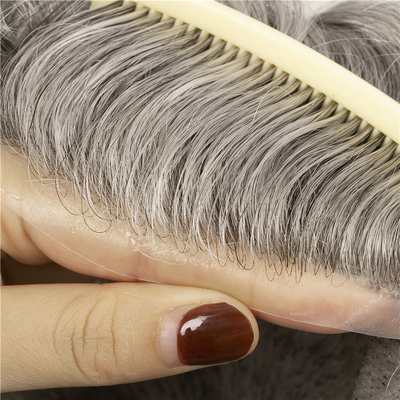 Left Design Super Thin Skin Human Mirage Male Pubic Hair Patch Hairpieces for Men