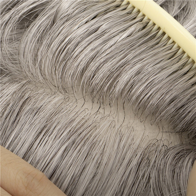 Left Design Super Thin Skin Human Mirage Male Pubic Hair Patch Hairpieces for Men