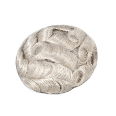 Left Design Super Thin Skin Human Mirage Male Pubic Hair Patch Hairpieces for Men