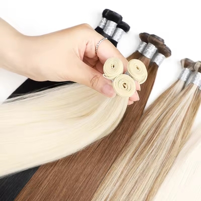 100% Remy Hair Virgin Genius Weft Raw Human Hair Bundle Various Styles Grade Virgin Hair