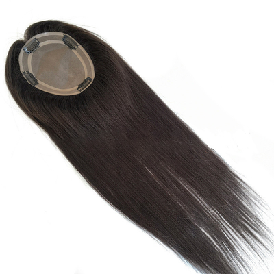 6 by 8 Double Mono Long Hair Toupee Replacement System for Wedding Bridal Women Human Hair