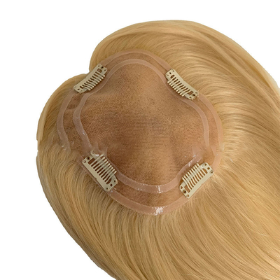 6 by 8 Double Mono Long Hair Toupee Replacement System for Wedding Bridal Women Human Hair