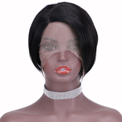 Affordable Brazilian Human Hair T Part Frontal Lace Wigs for Small/Large/Average Size