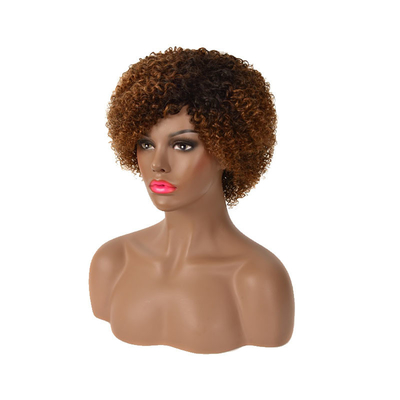 Pixie Cut Afro Wig Remy Virgin Cuticle Aligned Human Hair Curly Bob Short Wig for Women