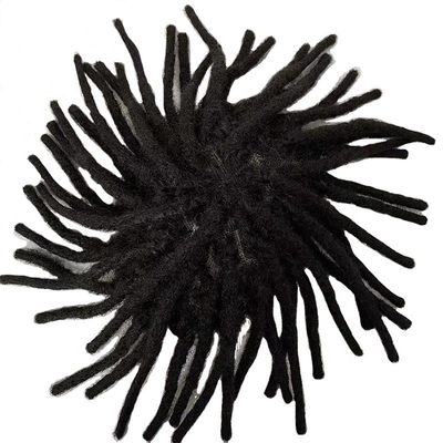 Remy Hair Full Swiss Lace Base Dreadlock Toupee 60% Density Human Hair Topper for Men
