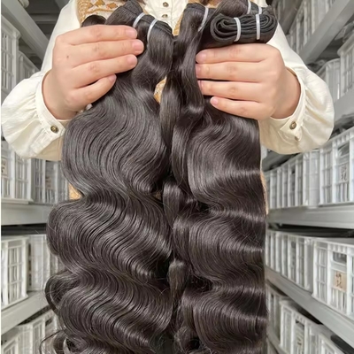 Full Cuticle Loose Wave Human Hair Bundle from Cambodia Burma Vietnam