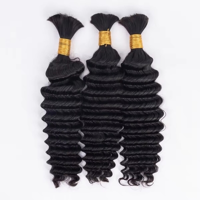 Suitable Dying Colors Afro Kinky Bulk Human Hair Extension for Braiding Virgin Hair Yes