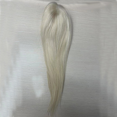 Virgin Hair 22 Inch 60 Blond Free Parting Monofilament Raw Hair Women Topper Small Root
