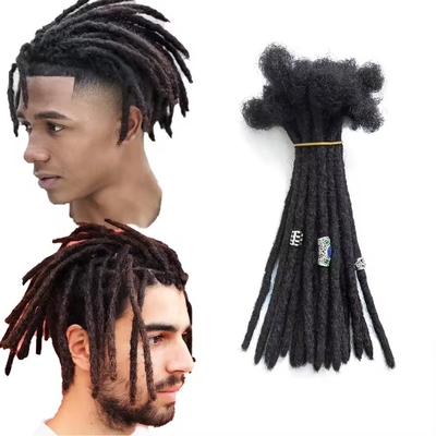 Human Hair Extention Dreadlocks Style with Curly Ends Black Hair Style Dreadlocks