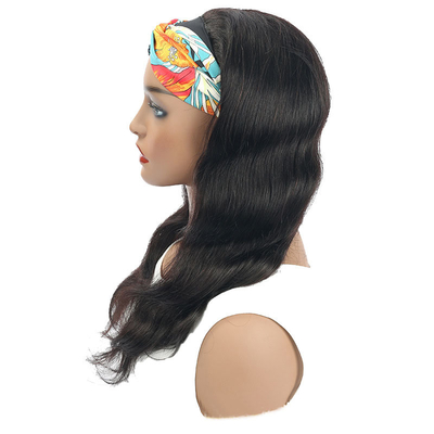 100% Human Hair Brazilian Body Wave Curly Wigs with Headband 2022 Design Free Sample