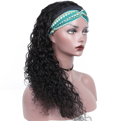 100% Human Hair Brazilian Body Wave Curly Wigs with Headband 2022 Design Free Sample