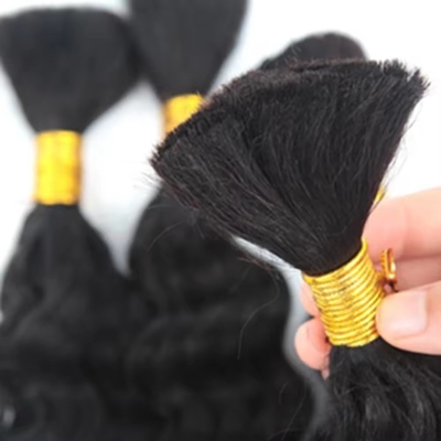 Loose Deep Wave Wet And Wavy Boho Human Braiding Raw Hair Bulk For Successful Deals