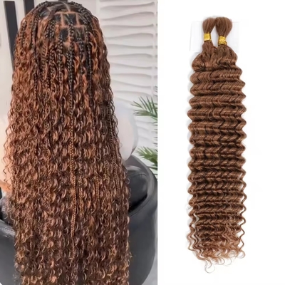 Loose Deep Wave Wet And Wavy Boho Human Braiding Raw Hair Bulk For Successful Deals
