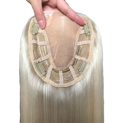 Real Virgin Human Hair Toppers for Women Cuticle Aligned European Jewish Hair Pieces